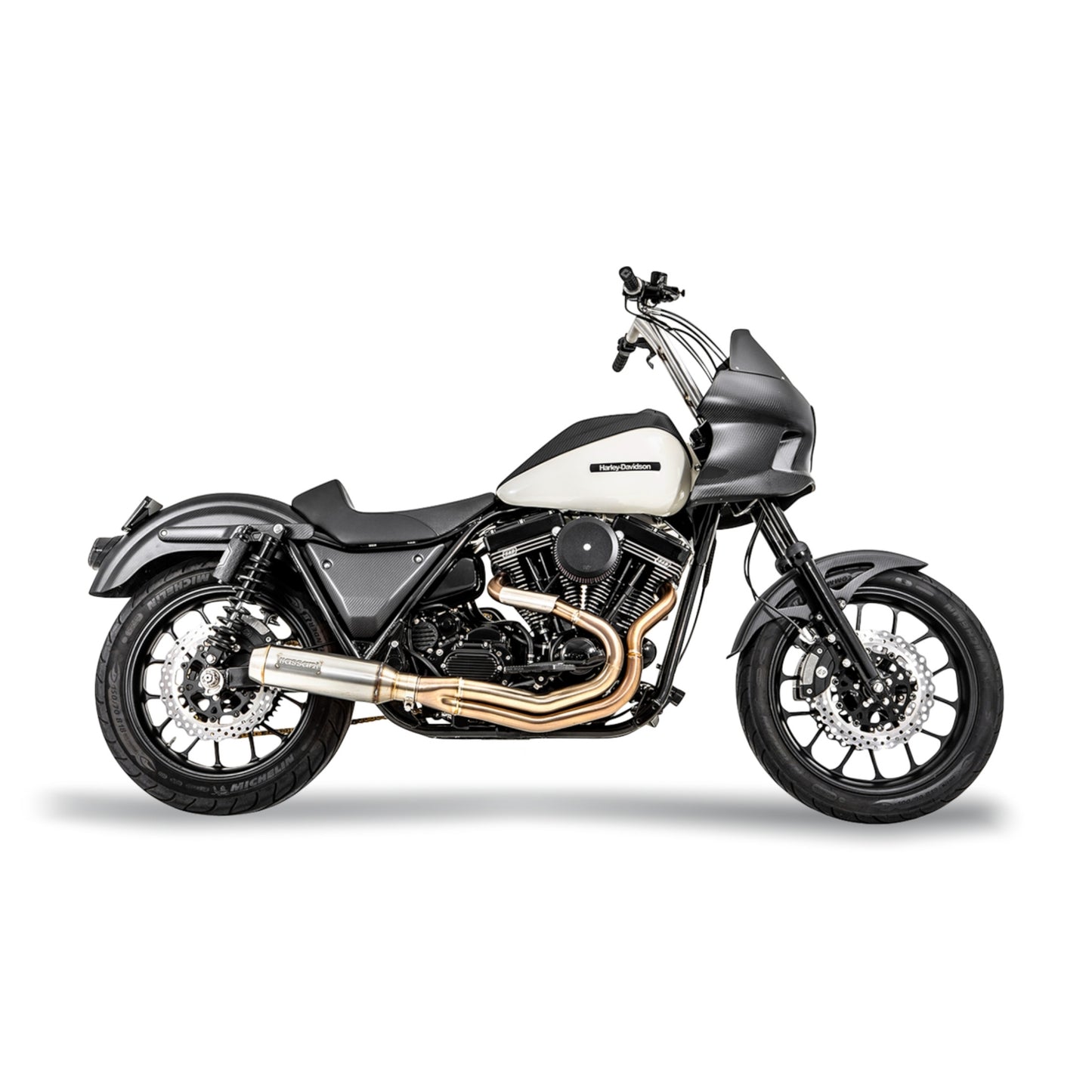 1FXR3SS - 2-into-1 Exhaust System with Super Bike Muffler