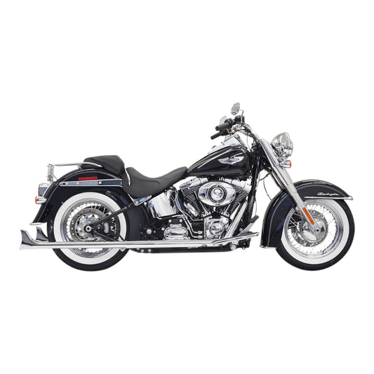 1S26E-33 - True Duals Exhaust System with Fishtail Mufflers — without Baffles