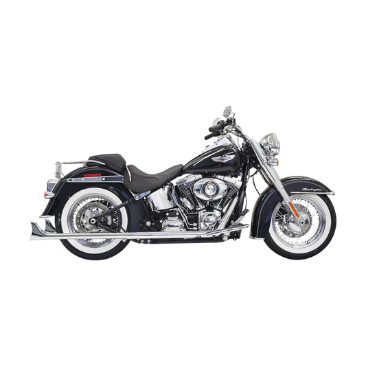 1S26E-33 - True Duals Exhaust System with Fishtail Mufflers — without Baffles