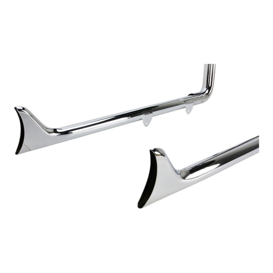 1S26E-36 - True Duals Exhaust System with Fishtail Mufflers — without Baffles