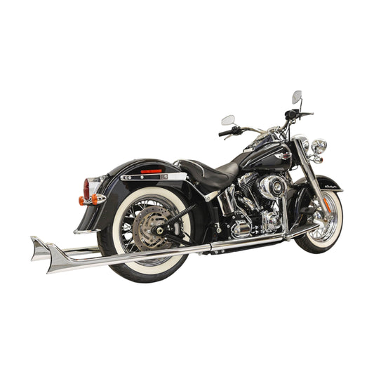 1S26E-39 - True Duals Exhaust System with Fishtail Mufflers — without Baffles