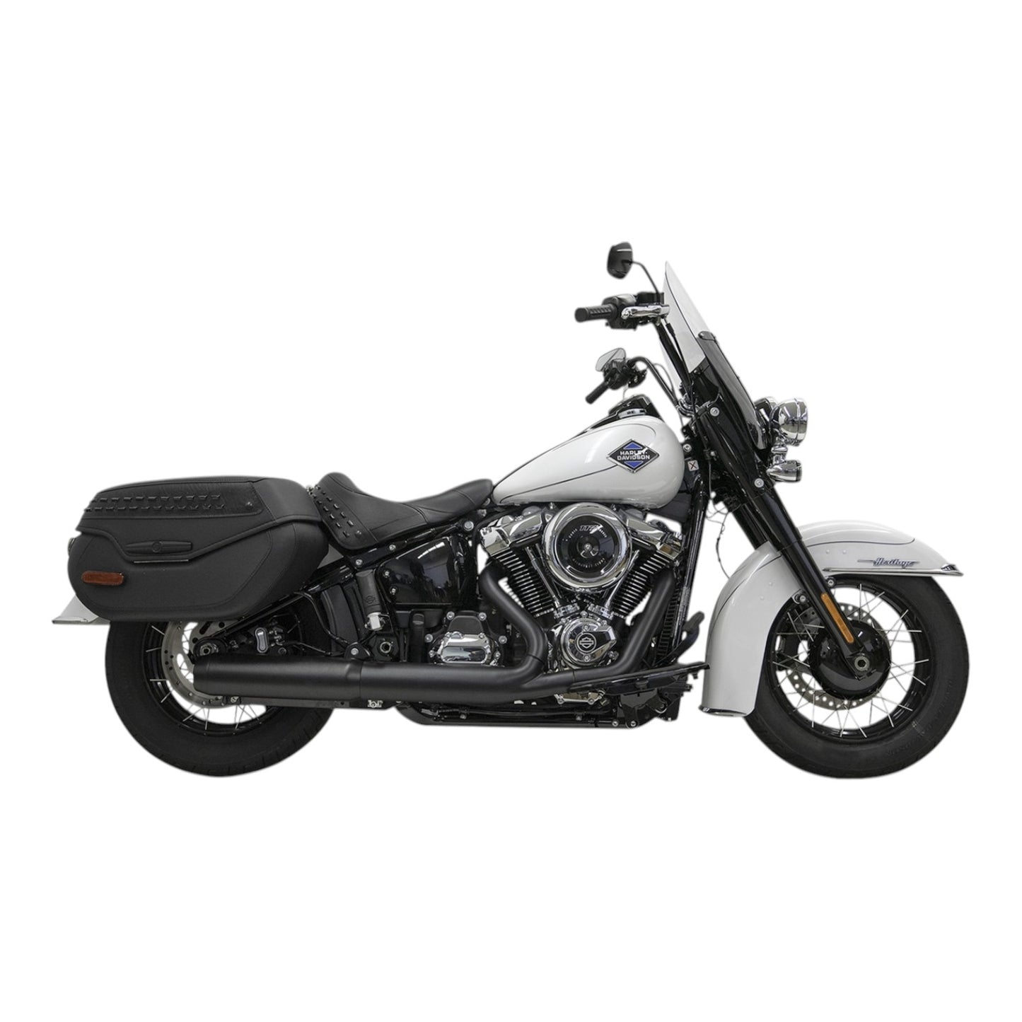 1S38FB - 4" Slip-On Muffler with Baffle Core