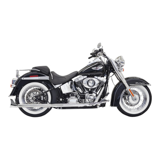 1S46E-30 - True Duals Exhaust System with Fishtail Mufflers — without Baffles