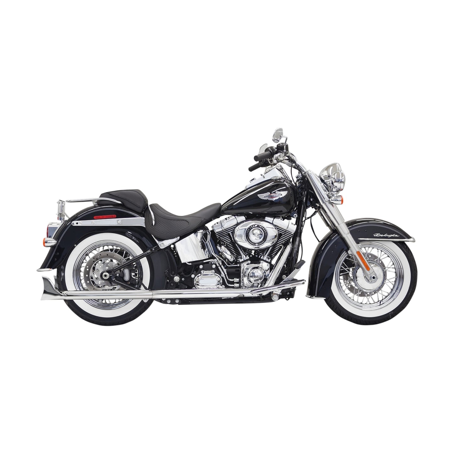 1S46E-30 - True Duals Exhaust System with Fishtail Mufflers — without Baffles