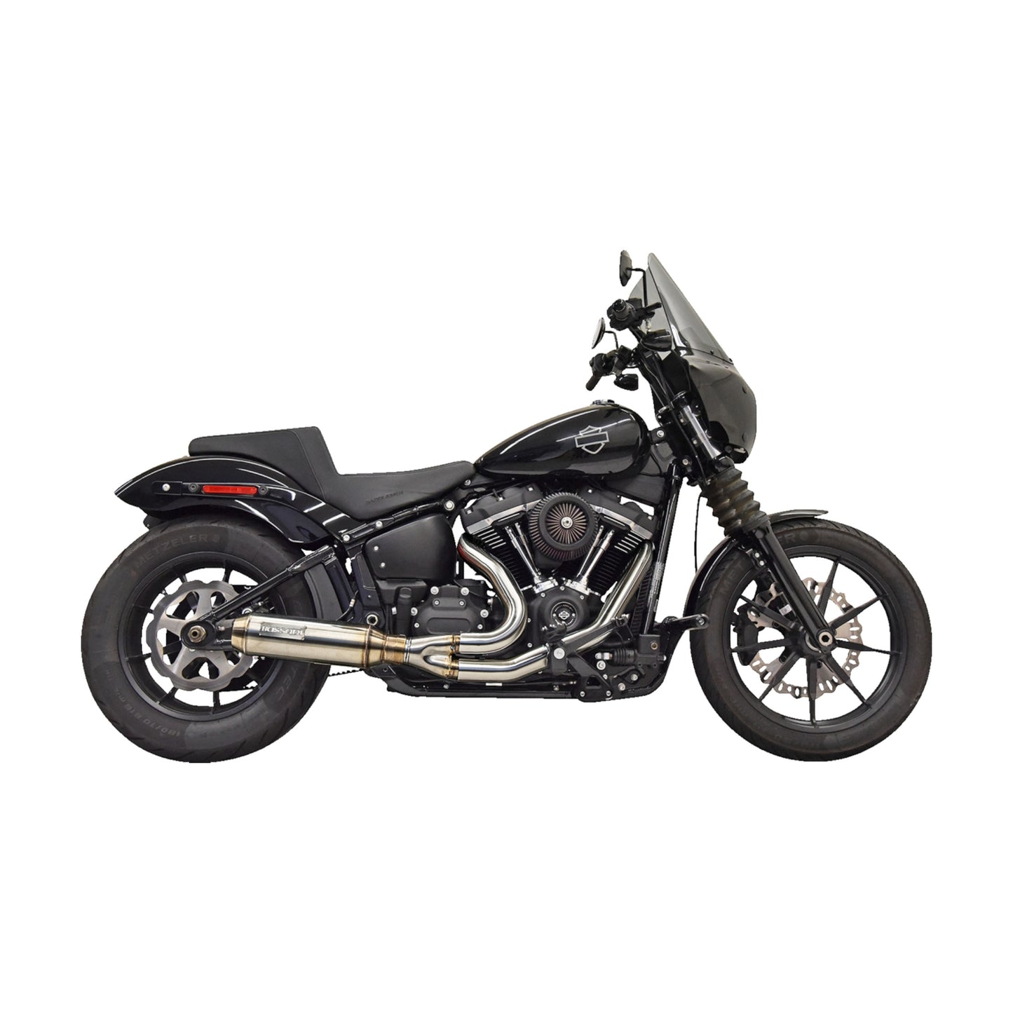 1S77SS - 2-into-1 Super Bike Exhaust System with 4" Muffler