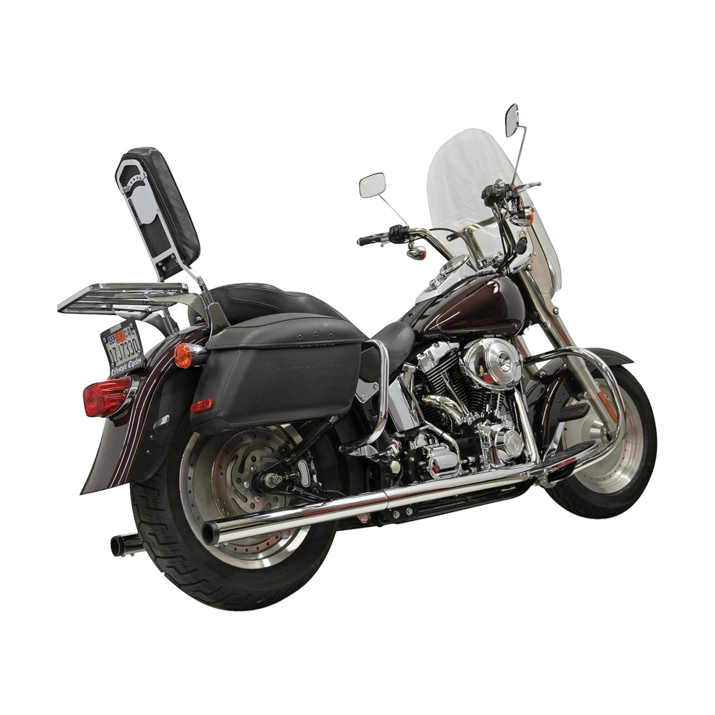 1S98P - 2-into-2 True Dual Drag Pipe Exhaust System