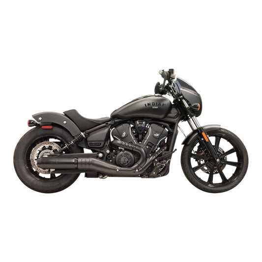 8S37B - 4" Slip-On Muffler with Billet End Cap