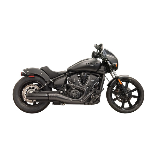 8S37B - 4" Slip-On Muffler with Billet End Cap