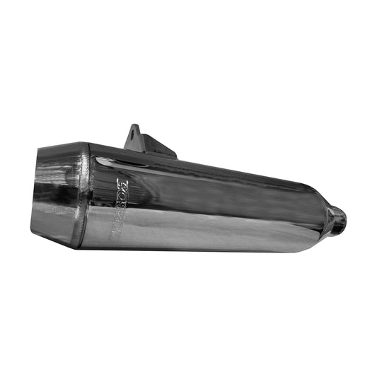 8S37C - 4" Slip-On Muffler with Billet End Cap