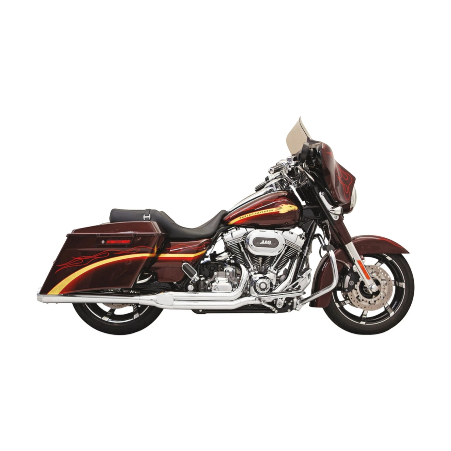 FLH-737 - Road Rage 2:1 Touring Exhaust