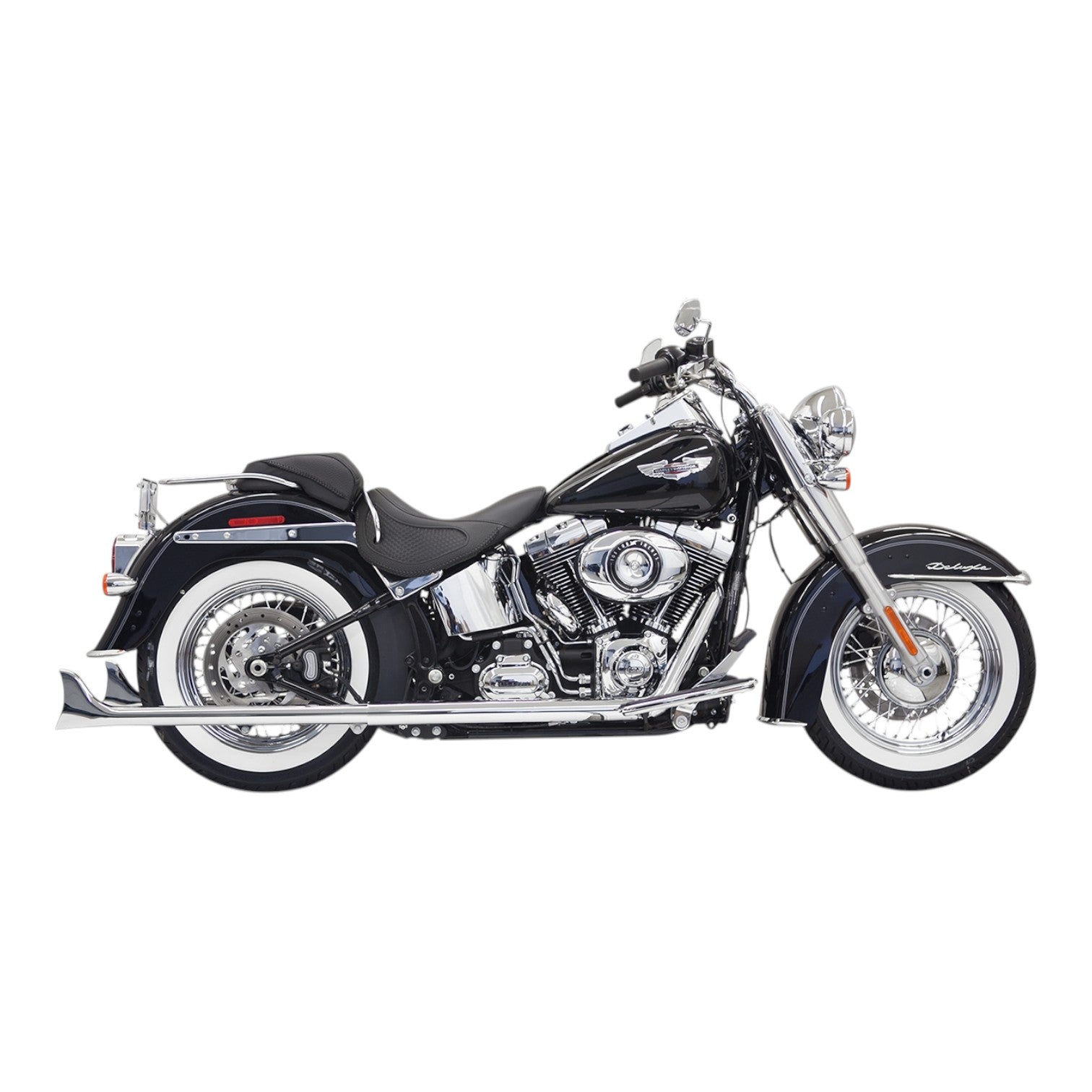 1S26E-33 - True Duals Exhaust System with Fishtail Mufflers — without Baffles