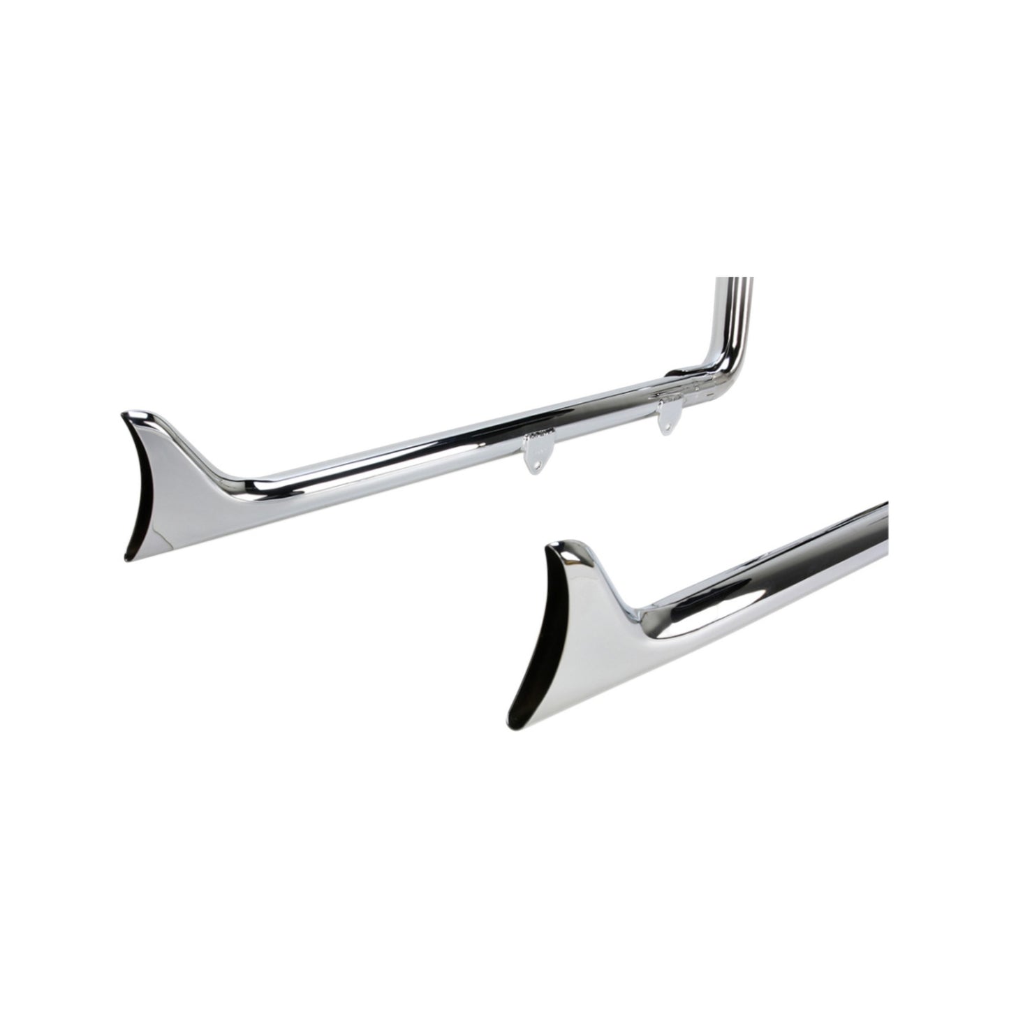 1S26E-36 - True Duals Exhaust System with Fishtail Mufflers — without Baffles
