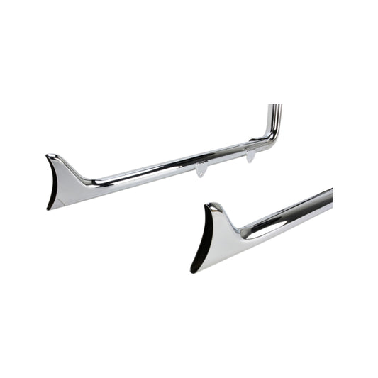 1S26E-36 - True Duals Exhaust System with Fishtail Mufflers — without Baffles