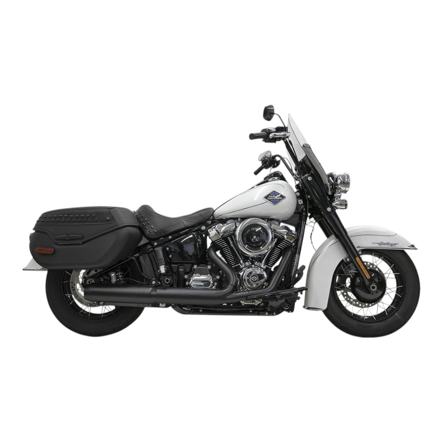 1S38FB - 4" Slip-On Muffler with Baffle Core